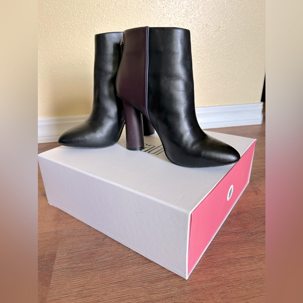 Cabi two-tone booties